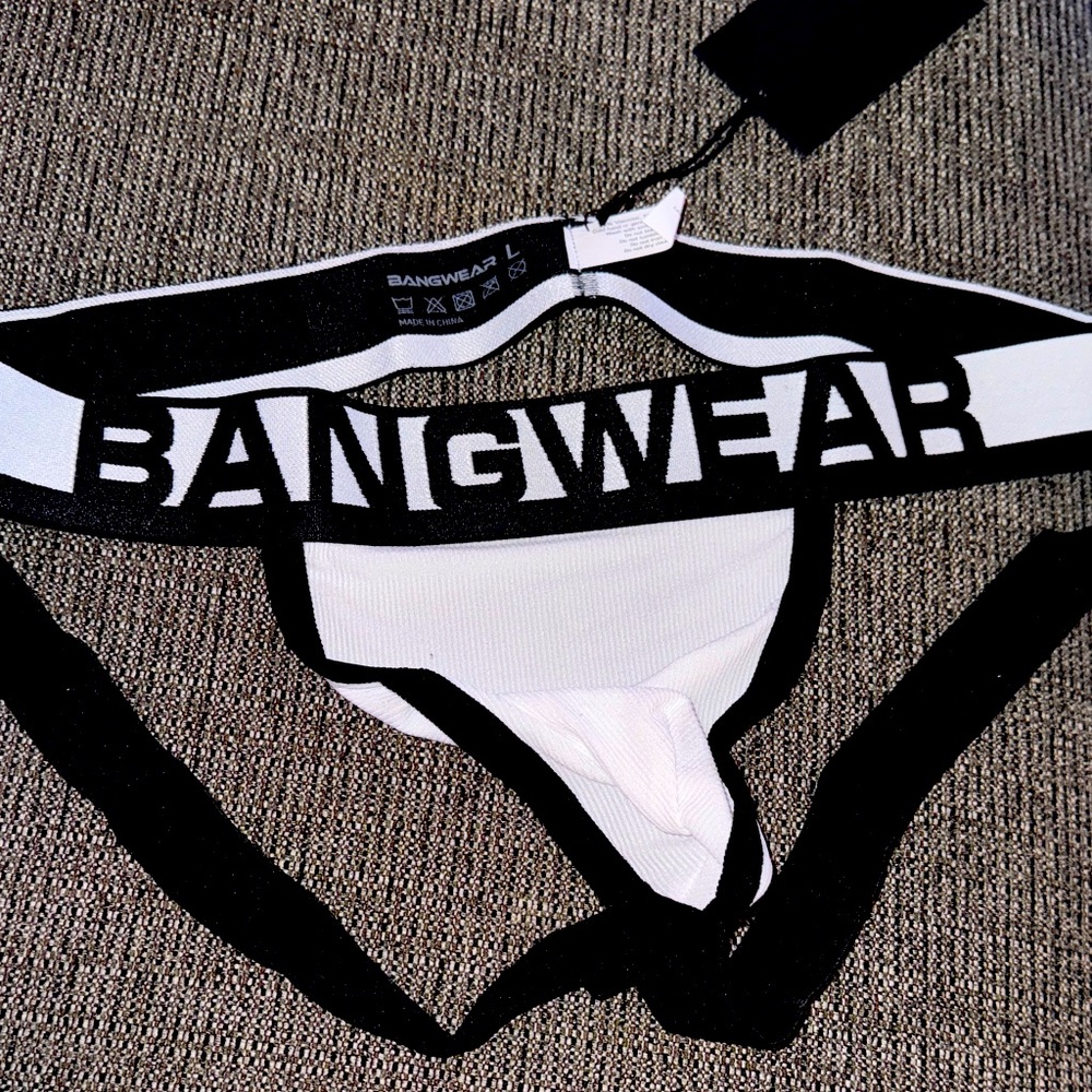 Men's Black and White Briefs